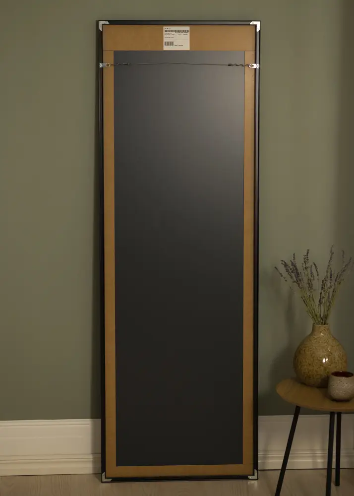 Spegel Minimal Black 55x160 cm