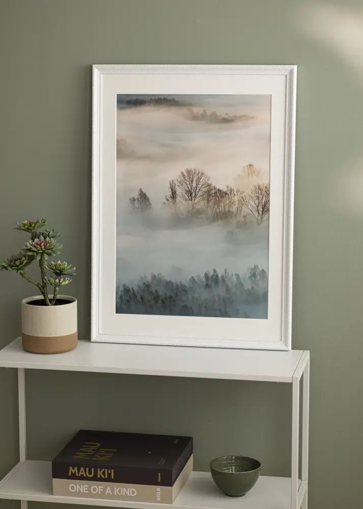 Ram Abisko Vit 18x24 cm