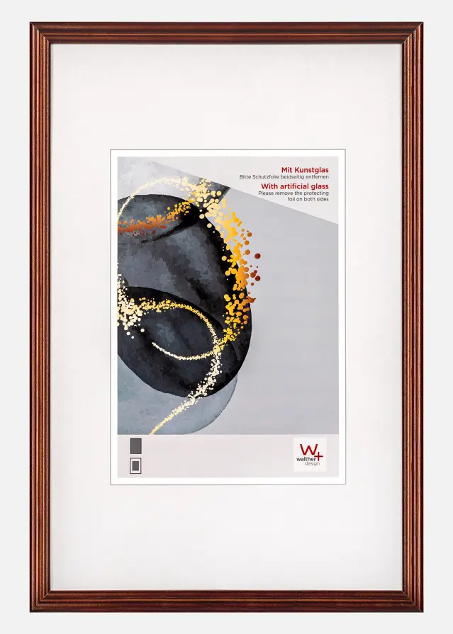Ram Walther Select Akrylglas Brun 20x30 cm