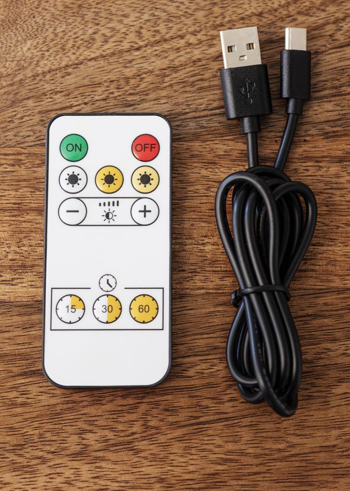 KAILA Glow Batteridriven Tavelbelysning 55 cm - Svart