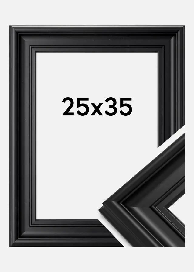 Ram Mora Premium Svart 25x35 cm