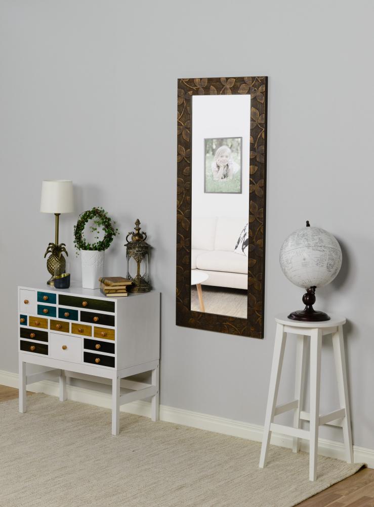 Spegel Varenna Design Brun