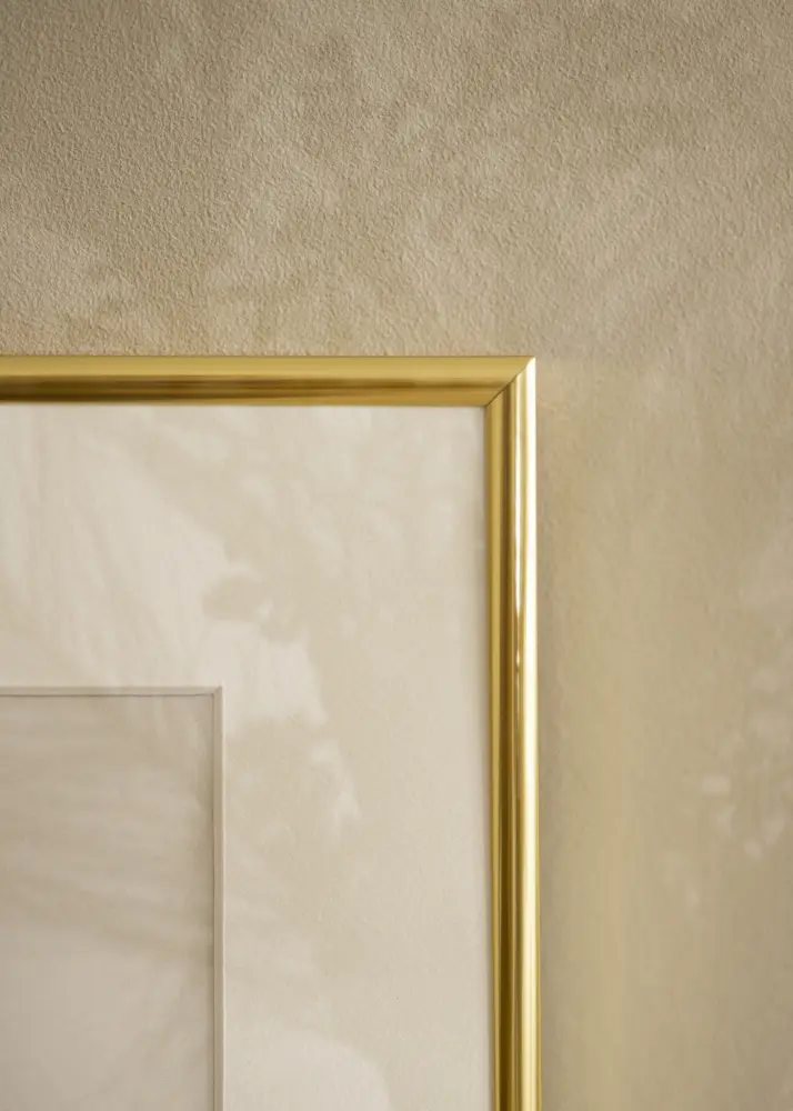 Ram Victoria Guld 30x40 cm - Passepartout Vit 21x29,7 cm (A4)