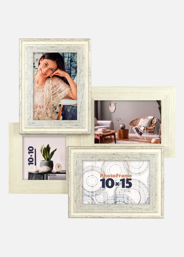Salemi Collageram Vit - 4 bilder