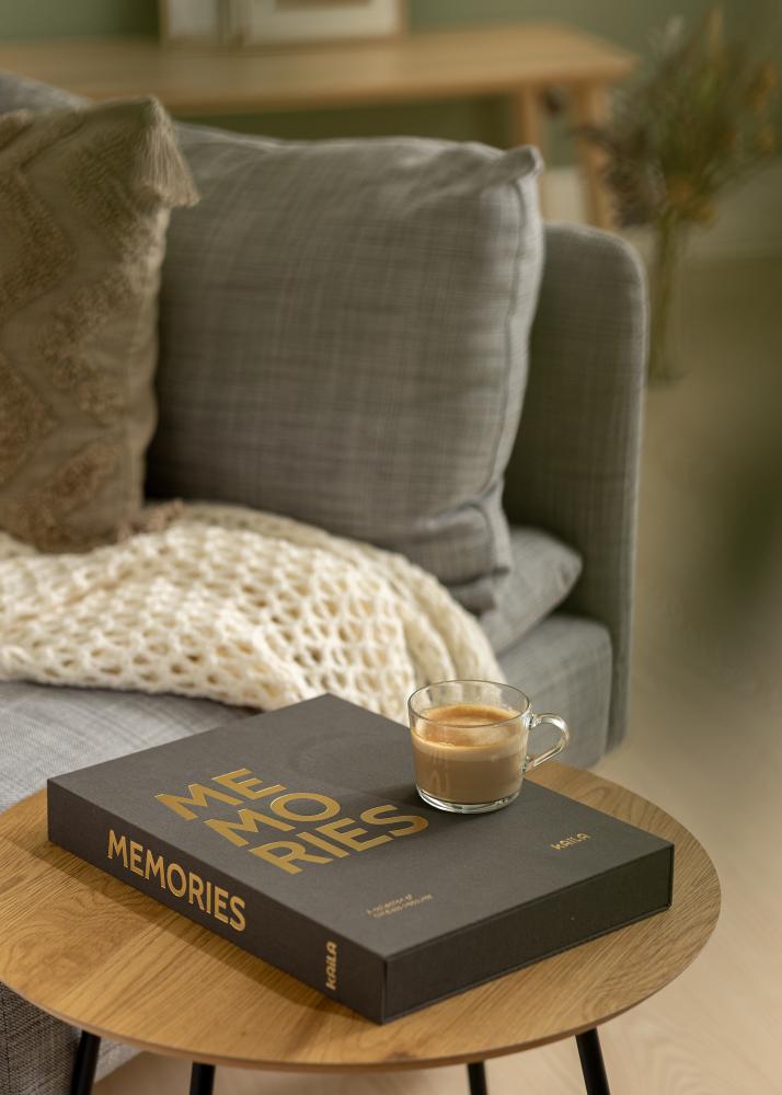 KAILA MEMORIES Black XL - Coffee Table Photo Album - 60 Bilder i 11x15 cm