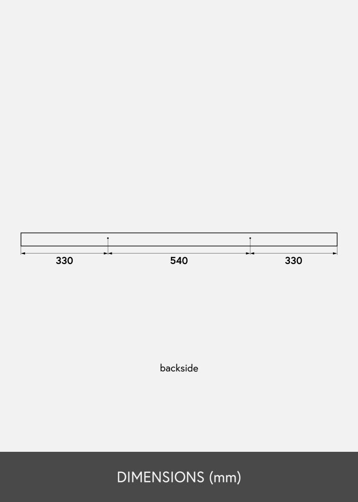 Tavelhylla Vit 120 cm