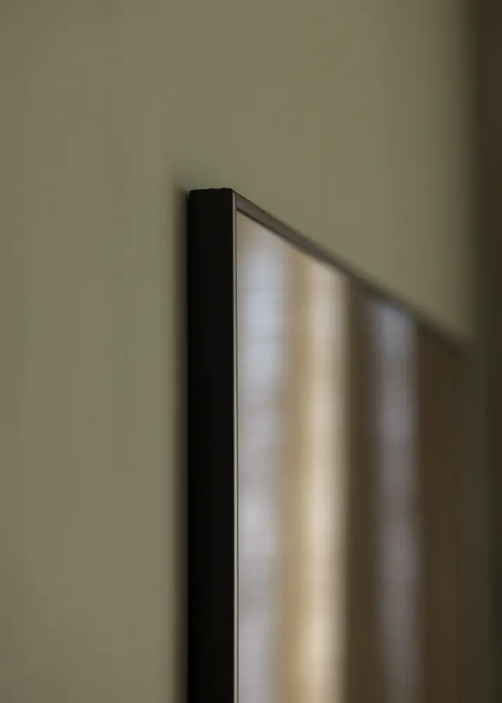 Spegel Minimal Black 45x130 cm