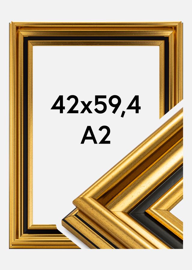 Ram Gysinge Premium Guld 42x59,4 cm (A2)