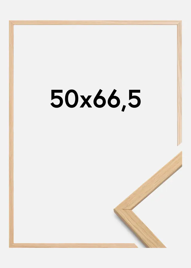 Ram Edsbyn Akrylglas Ek 50x66,5 cm