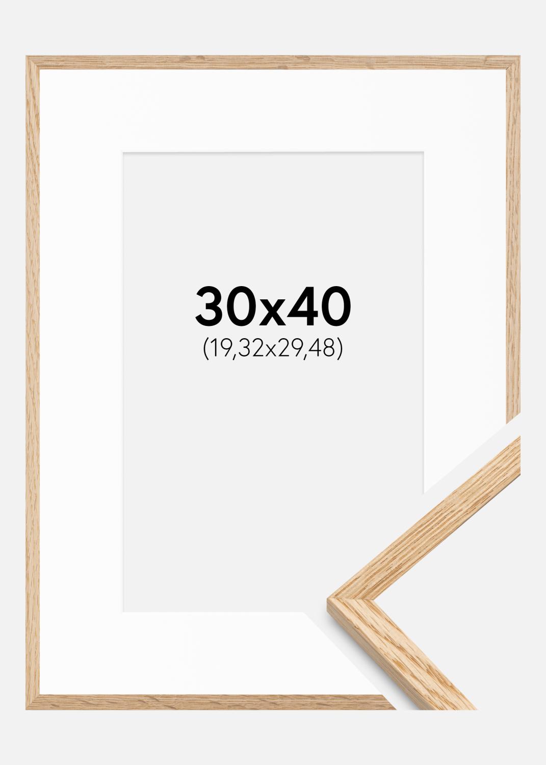Product Image for Ram Tunn Ek 30x40 cm - Passepartout Vit 8x12 inches