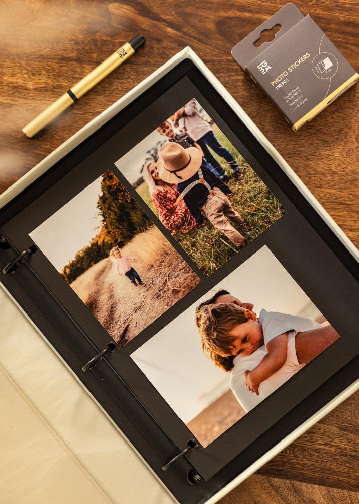 KAILA 'OHANA - Coffee Table Photo Album (60 Svarta Sidor / 30 Blad)