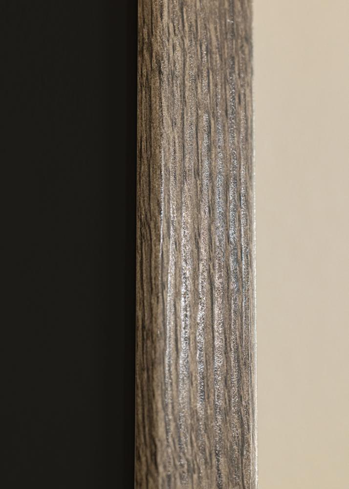 Ram Fiorito Valnöt 40x50 cm - Passepartout Svart 12x16 inches