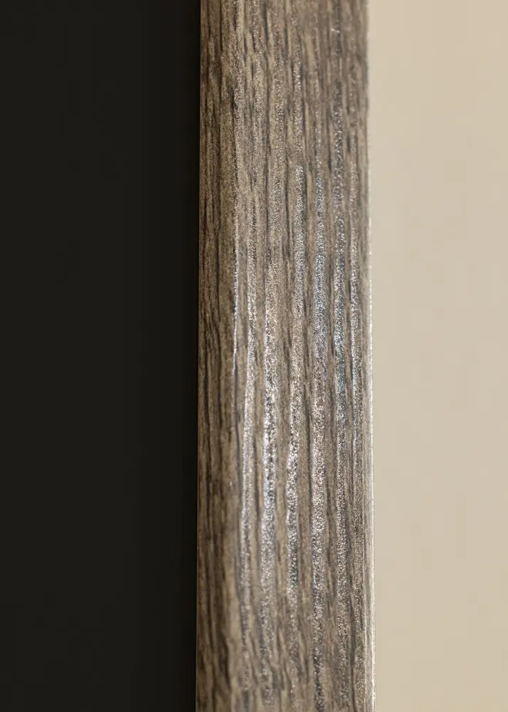 Ram Fiorito Valnöt 40x60 cm - Passepartout Svart 32,9x48,3 cm (A3+)