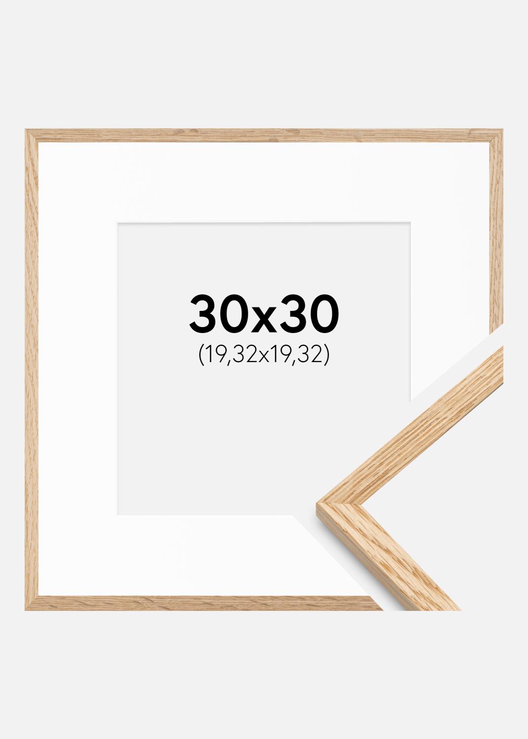 Product Image for Ram Tunn Ek 30x30 cm - Passepartout Vit 8x8 inches