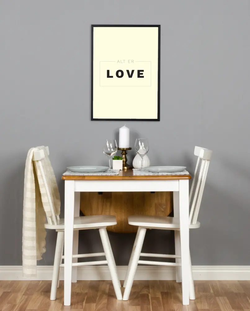 Citat - Skam - Alt er love - Gul Poster