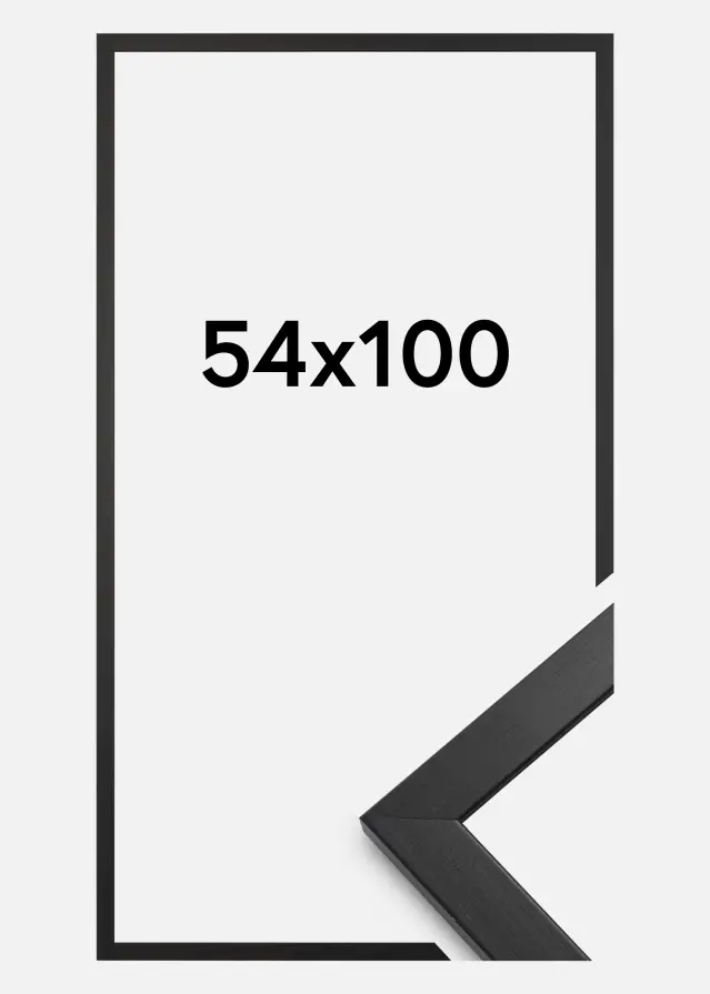Ram Stilren Svart 54x100 cm
