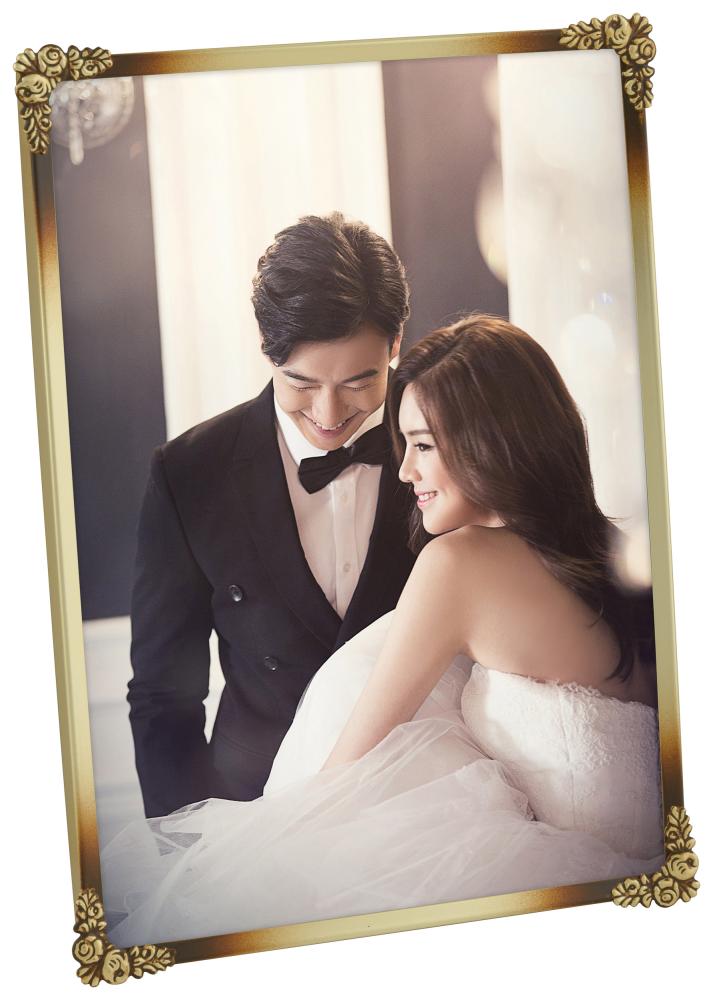 Ram Rosen Metall Guld 15x20 cm