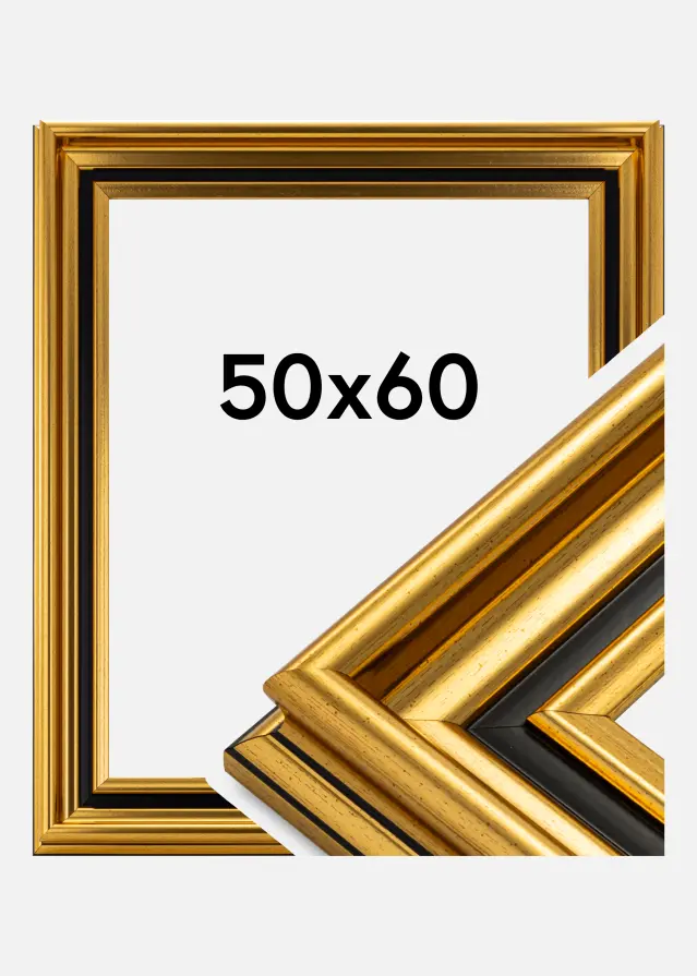 Ram Gysinge Premium Guld 50x60 cm