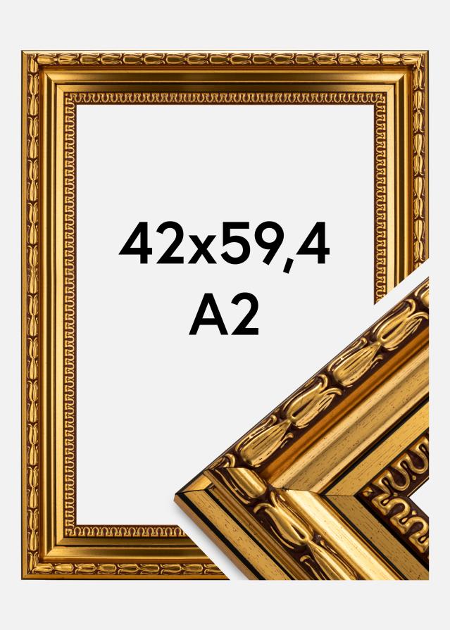 Ram Birka Premium Guld 42x59,4 cm (A2)