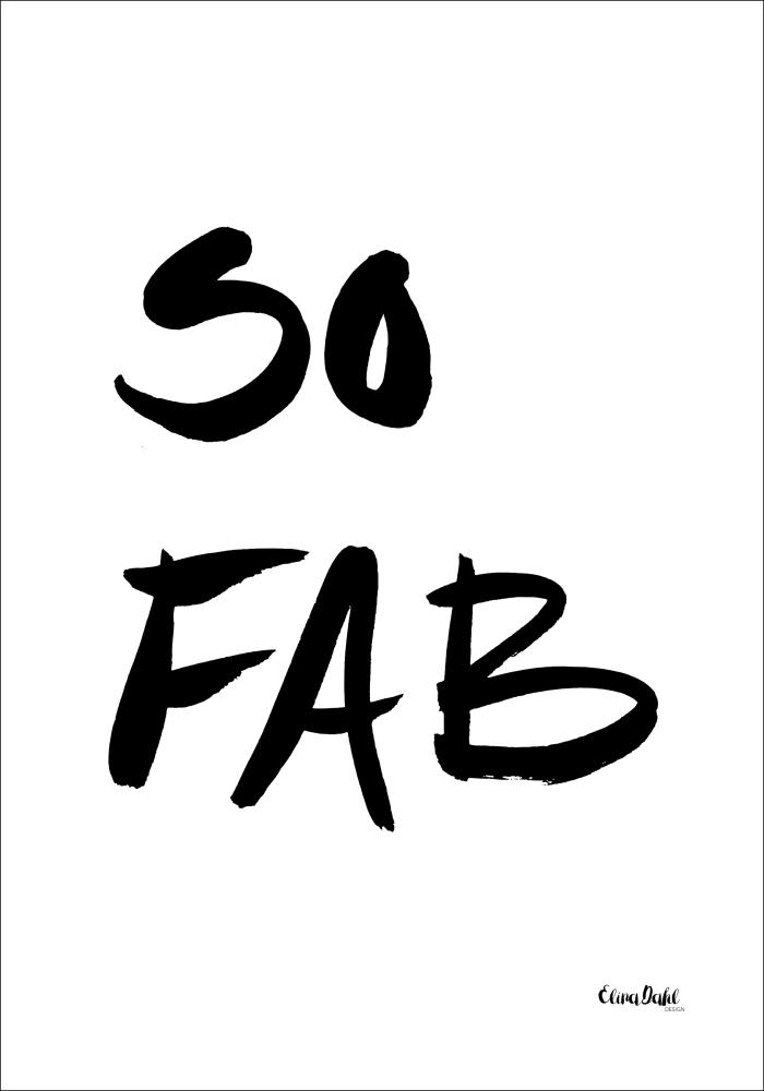 So Fab Poster