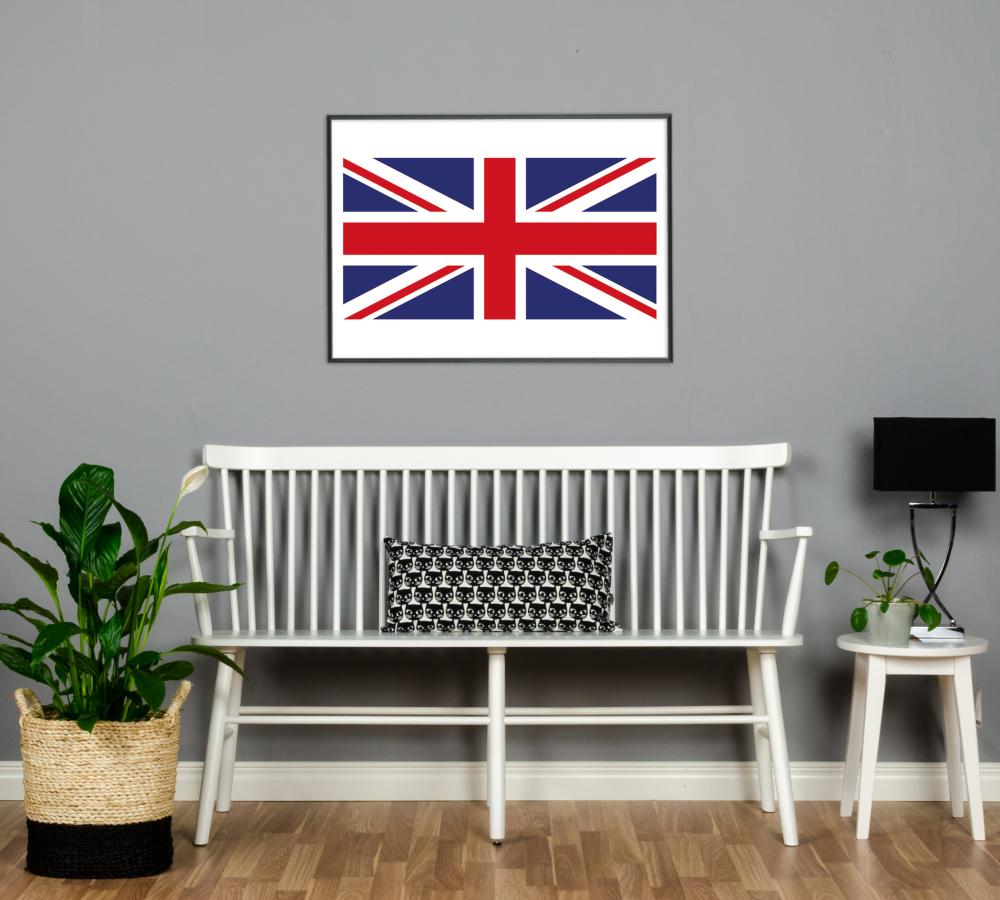 Flagga - Storbritannien Poster