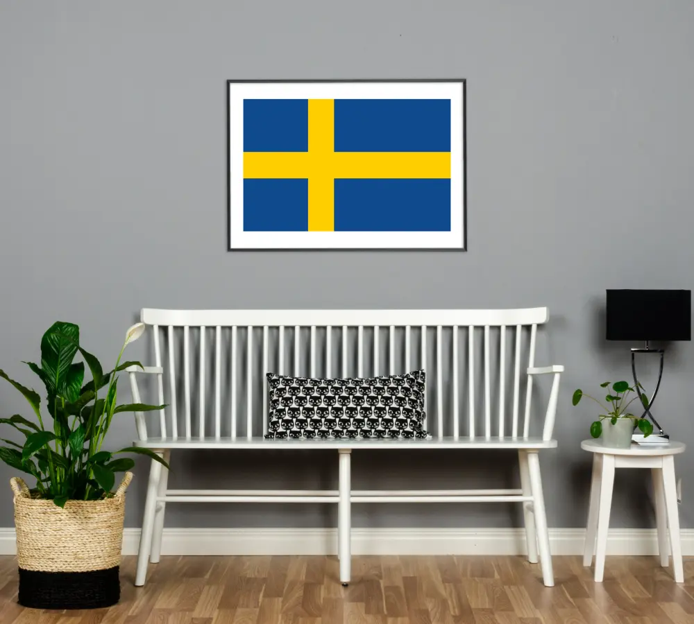 Flagga - Sverige Poster