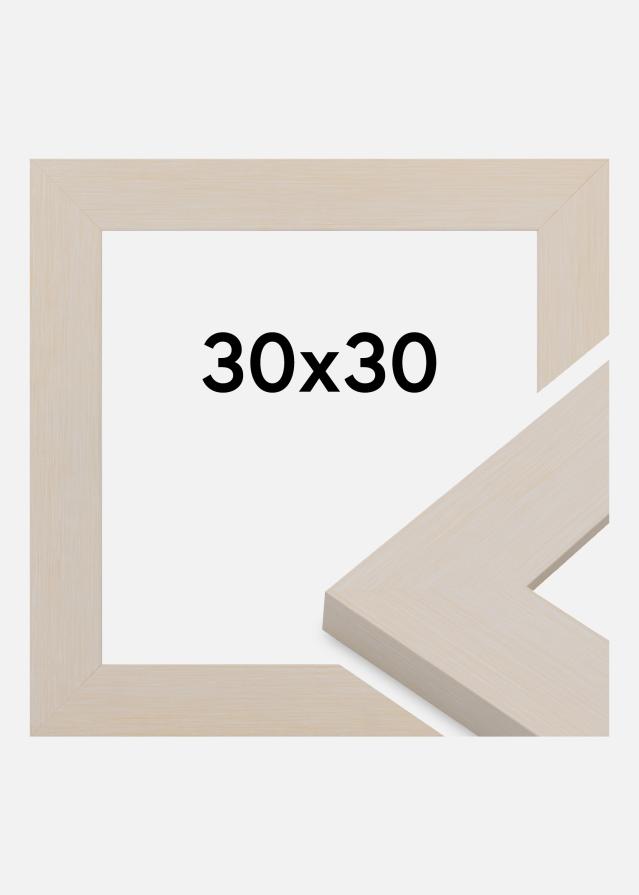 Ram Pembrokeshire Akrylglas Vit 30x30 cm