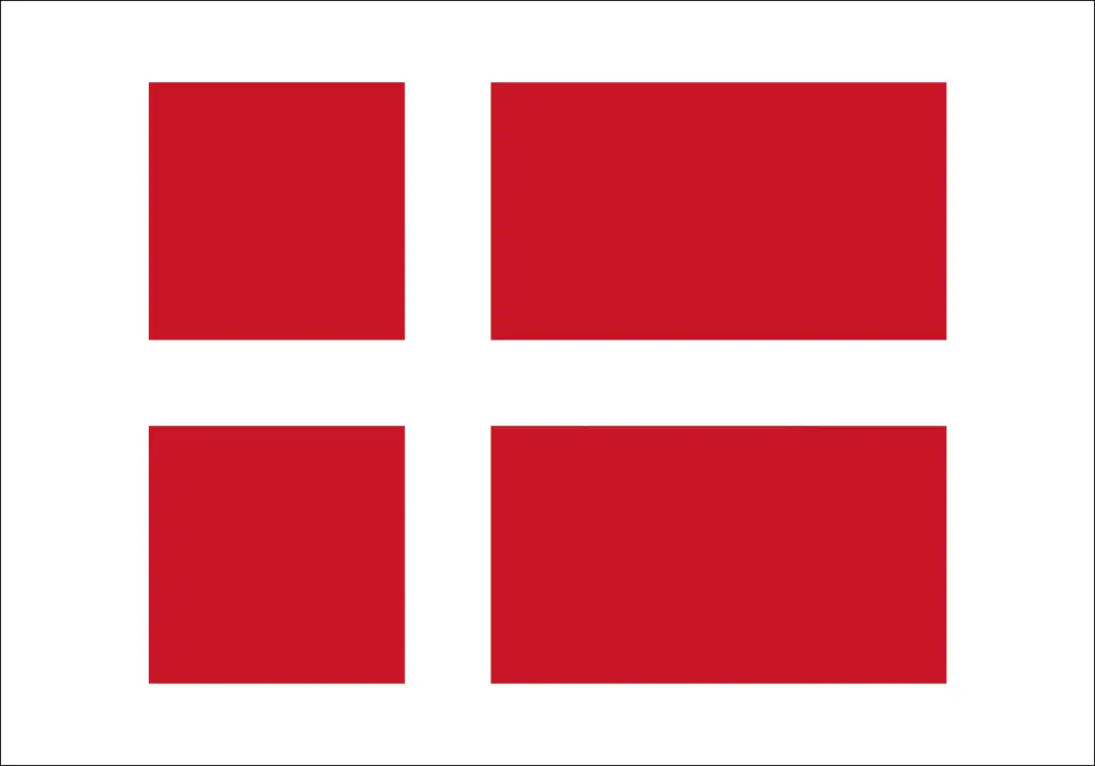 Flagga - Danmark Poster