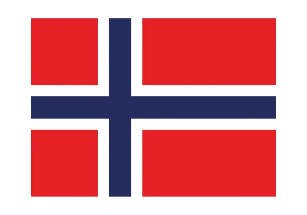 Flagga - Norge Poster