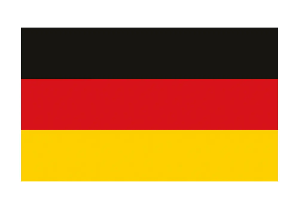 Flagga - Tyskland Poster