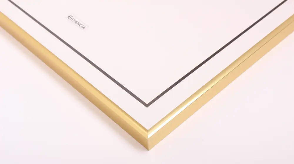 Ram Visby Akrylglas Guld 21x29,7 cm (A4)