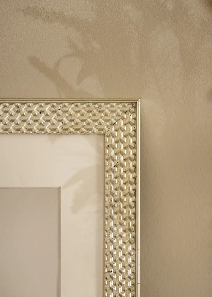 Ram Grace Silver 42x59,4 cm (A2) - Passepartout Vit 25x38 cm
