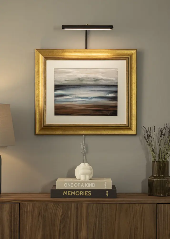 Gallery LED 30 cm tavelbelysning - Svart