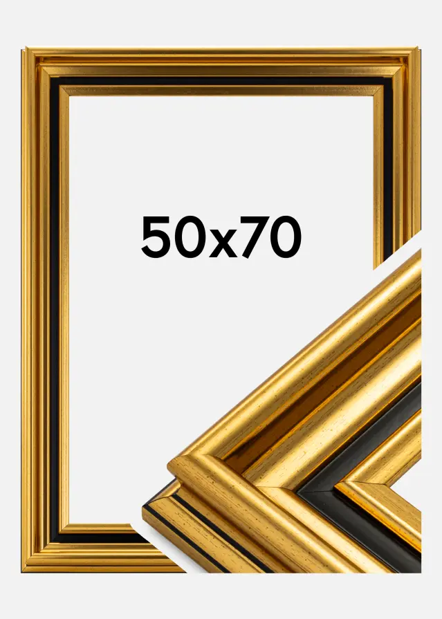 Ram Gysinge Premium Guld 50x70 cm