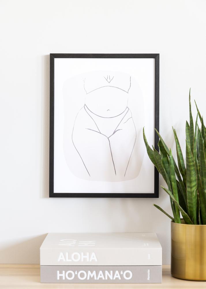 Ram Soul Akrylglas Svart 59,4x84,1 cm (A1)