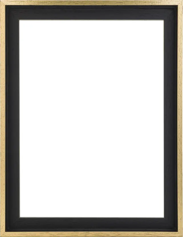 Canvasram Madison Svart / Guld 70x100 cm