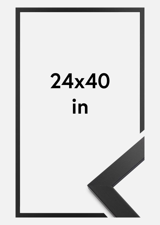 Ram Black Wood Akrylglas 24x40 inches (60,96x101,6 cm)