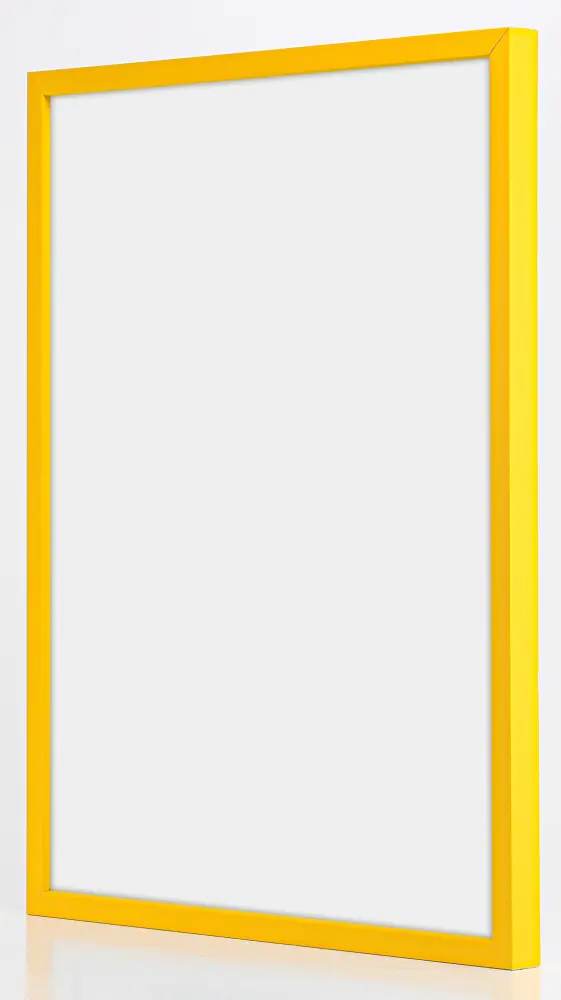 Ram E-Line Gul 30x40 cm - Passepartout Vit 21x29,7 cm (A4)