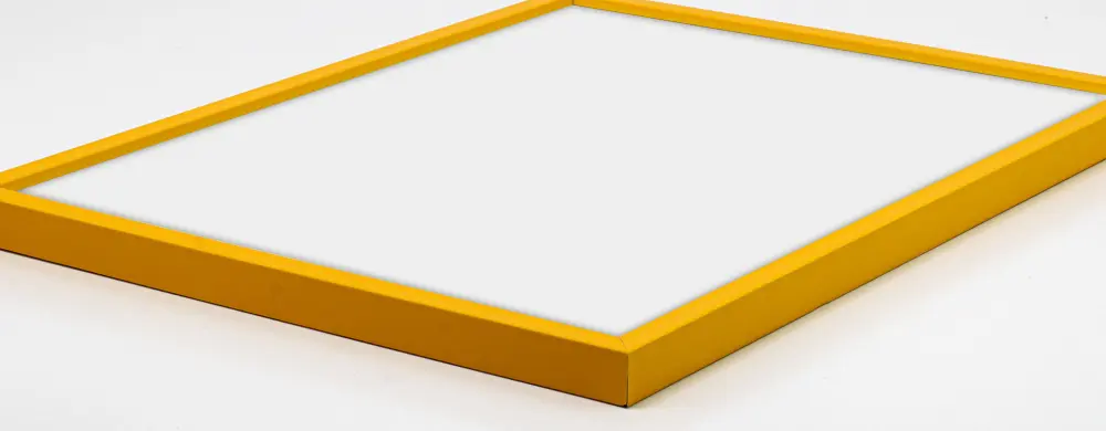 Ram E-Line Gul 30x40 cm - Passepartout Vit 21x29,7 cm (A4)