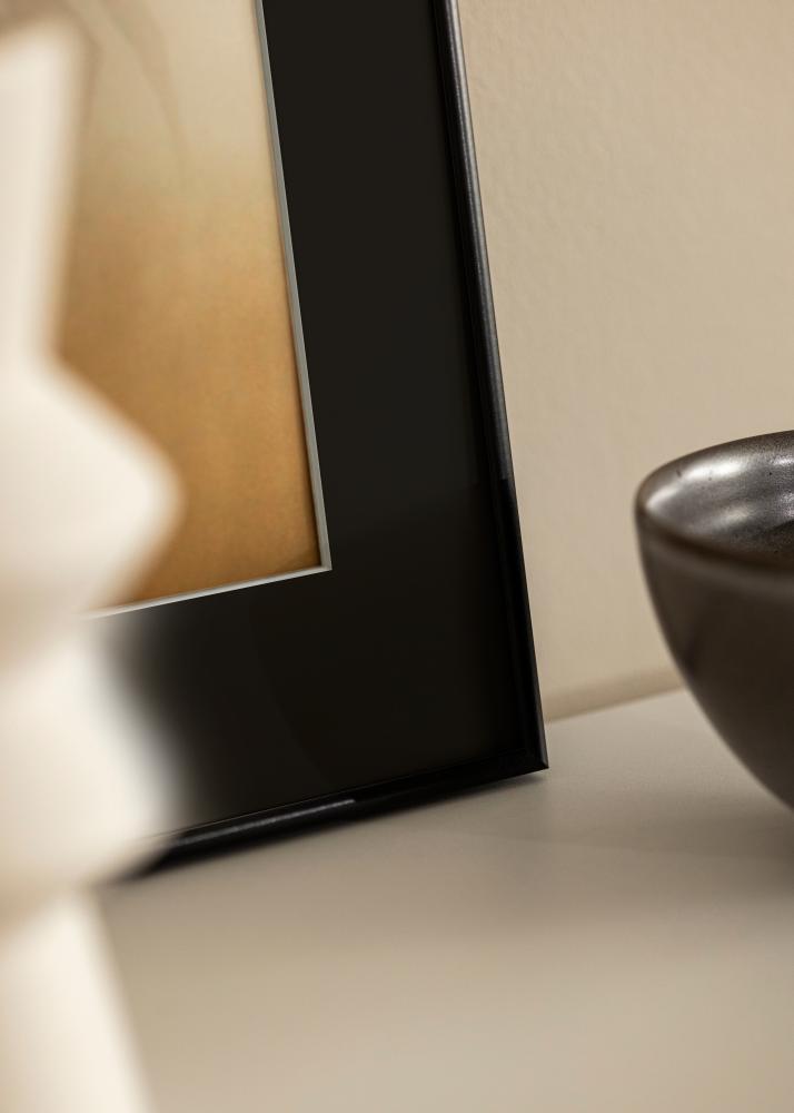 Ram Visby Svart 30x40 cm - Passepartout Svart 21x30 cm