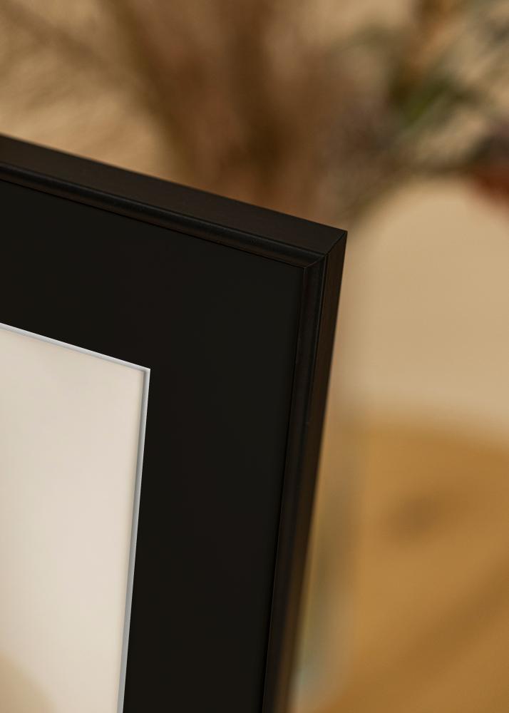 Ram Visby Svart 30x40 cm - Passepartout Svart 21x30 cm