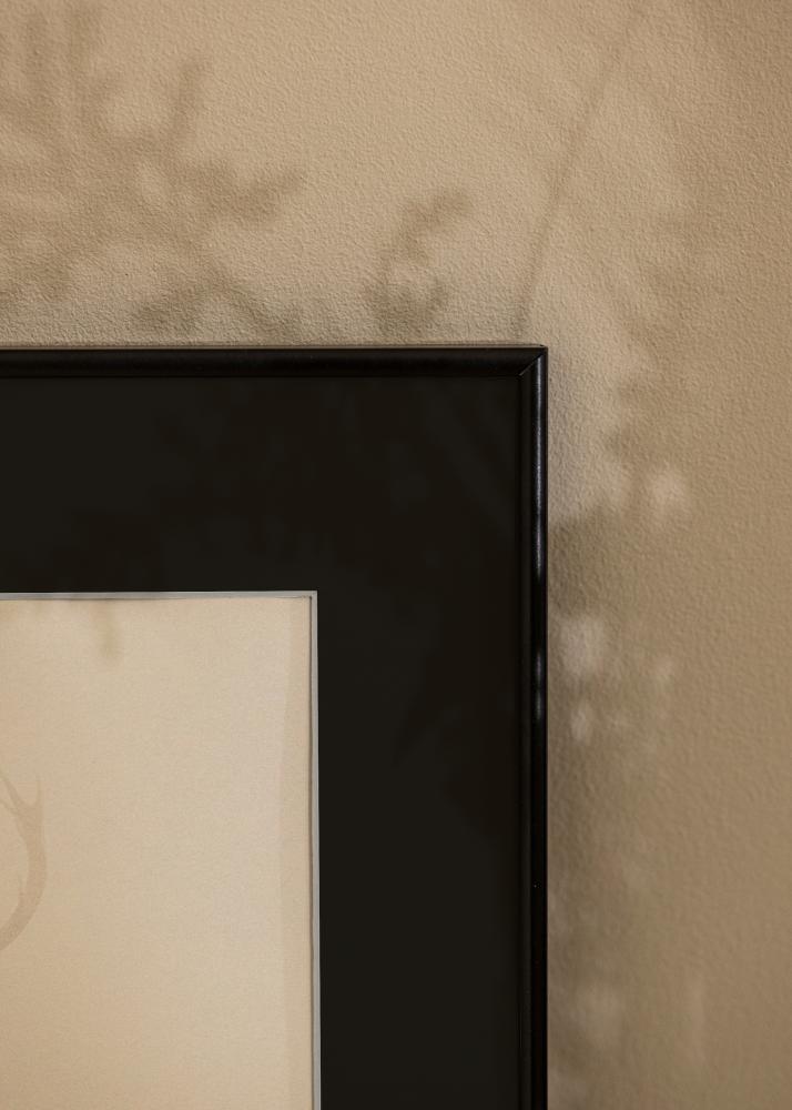 Ram Visby Svart 30x40 cm - Passepartout Svart 21x30 cm