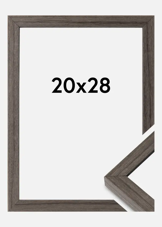 Ram Hermes Akrylglas Grey Oak 20x28 cm