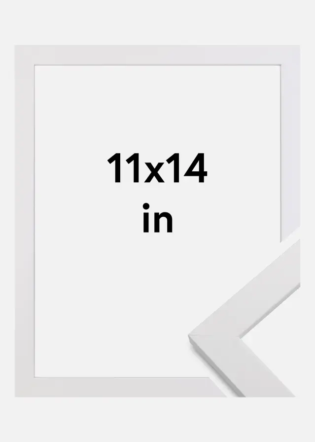 Ram White Wood 11x14 inches (27,94x35,56 cm)
