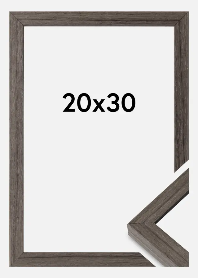 Ram Hermes Akrylglas Grey Oak 20x30 cm