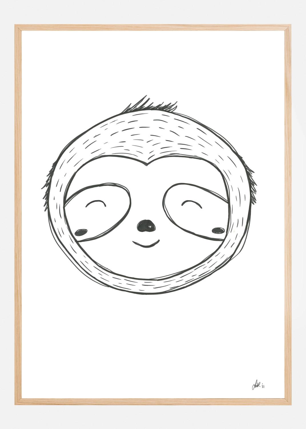 Sloth Poster (70x100 cm)