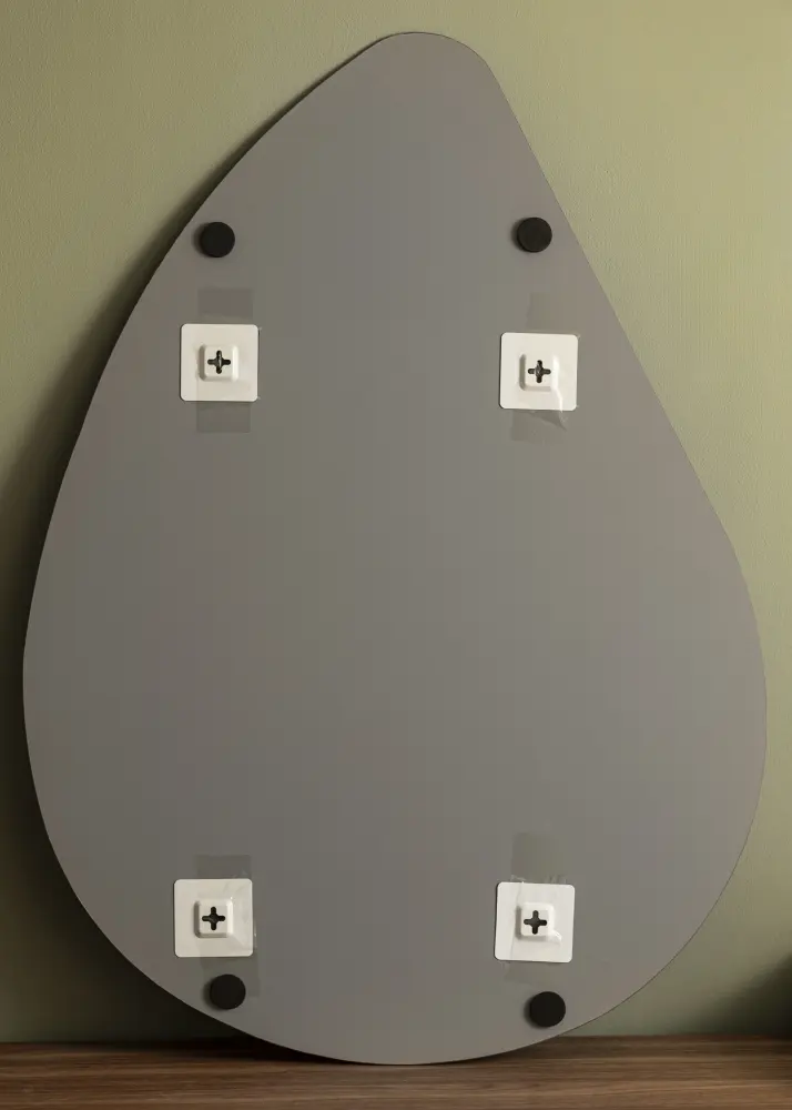 Spegel Droplet Grå 65x90 cm