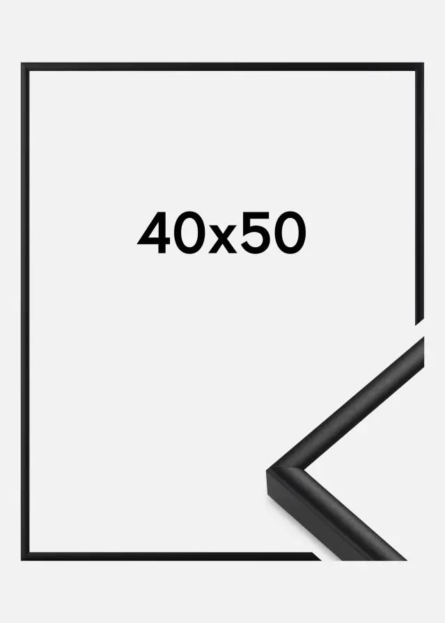 Ram Nielsen Premium Classic Matt Svart 40x50 cm