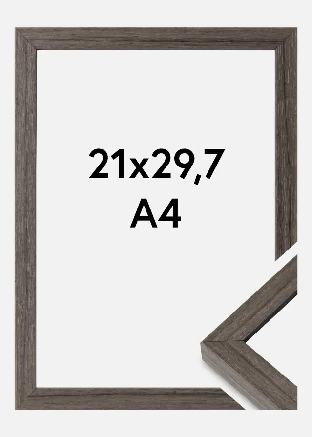 Ram Hermes Akrylglas Grey Oak 21x29,7 cm (A4)