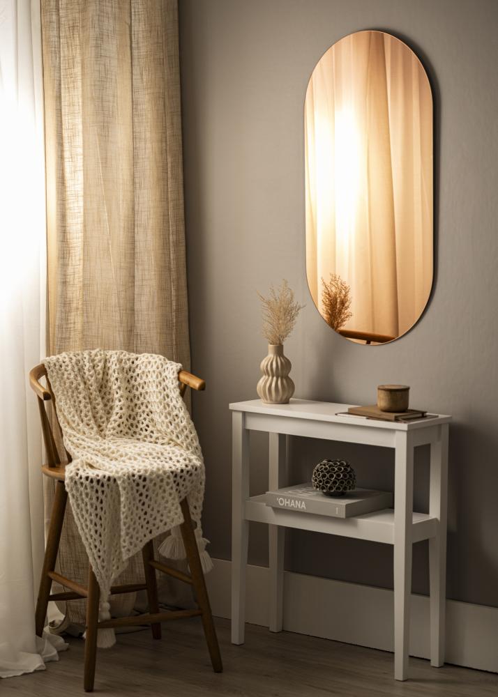 KAILA Spegel Oval Rose Gold 50x100 cm